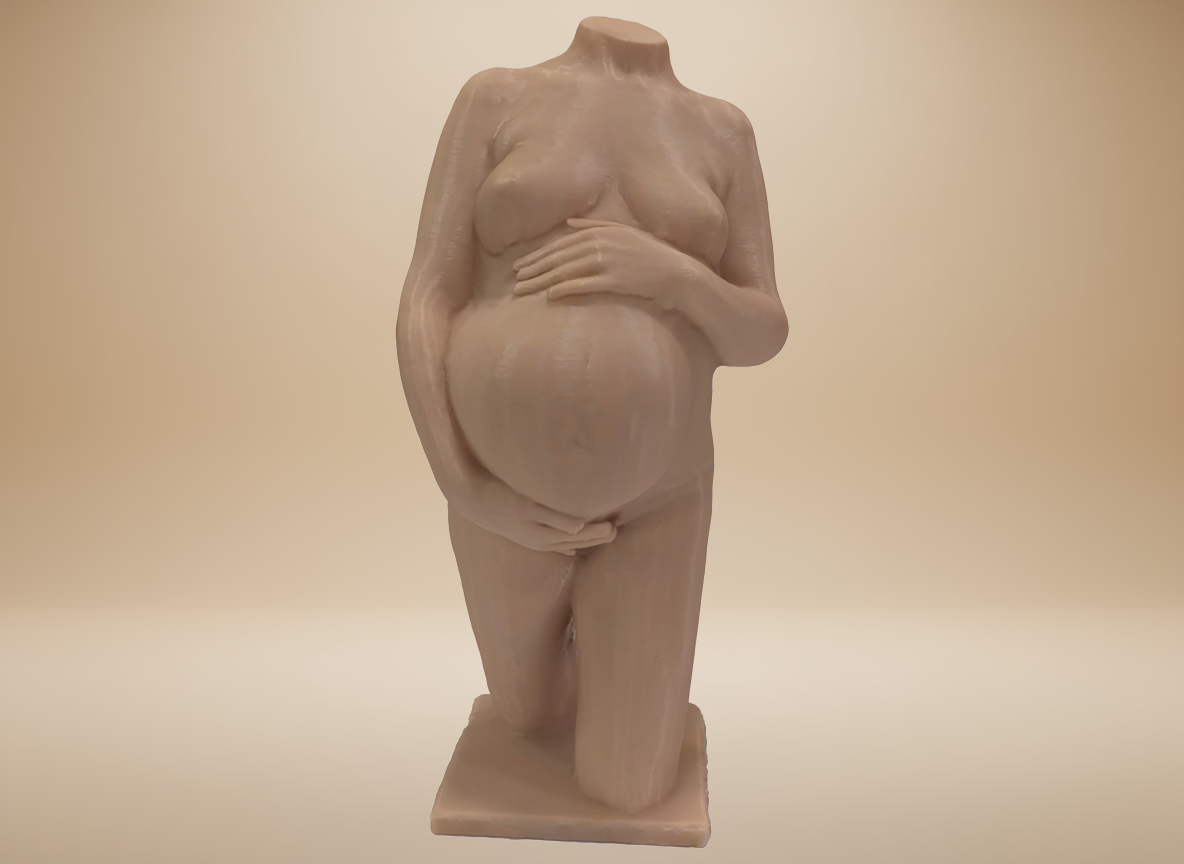 Busto 3D Emabarazo Natural
