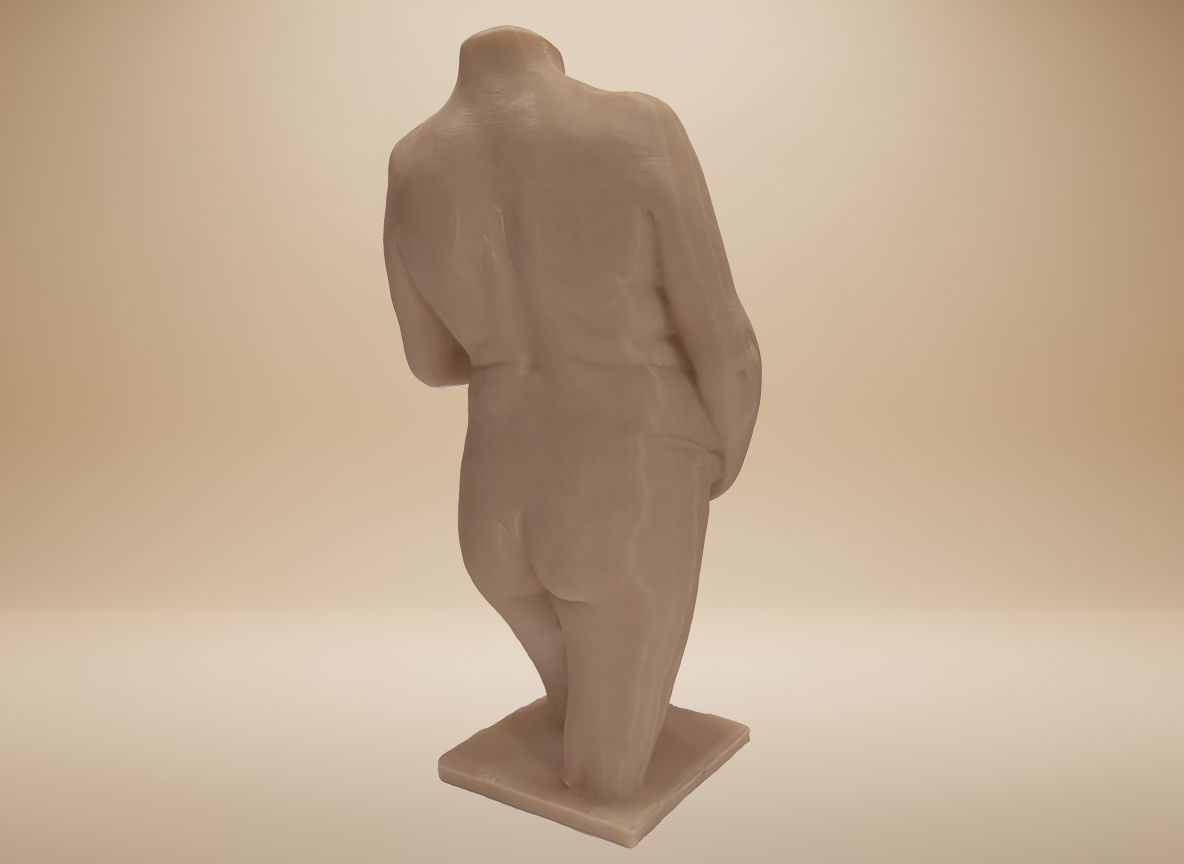 busto 3D embarazo natural