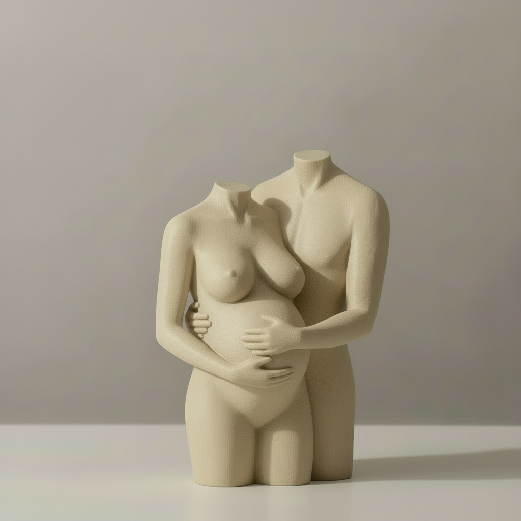 Busto 3d pareja