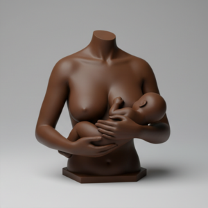 Busto 3D lactancia